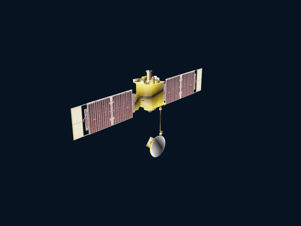 Mars Global Surveyor — Mars Global Surveyor · 3D model preview