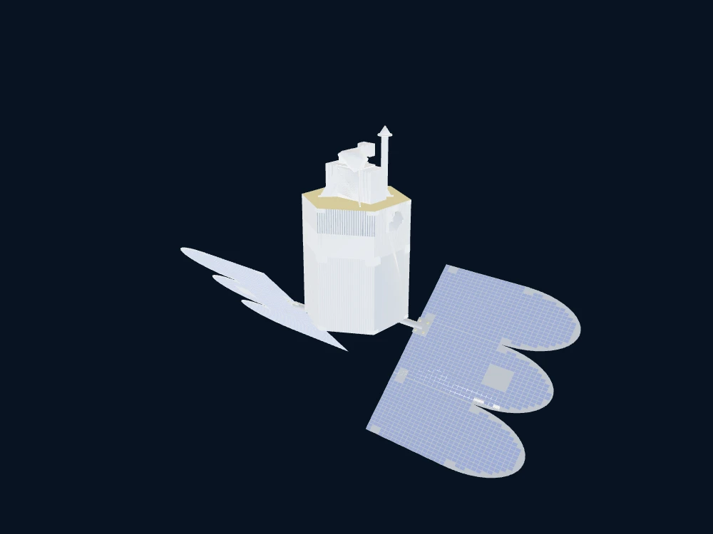 TOMS EP — Total Ozone Mapping Spectrometer (TOMS) · 3D model preview
