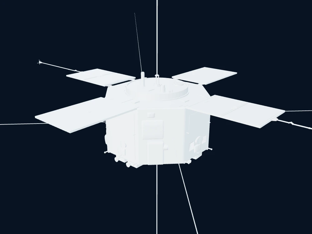 Van Allen Probe A — Van Allen Probes · 3D model preview