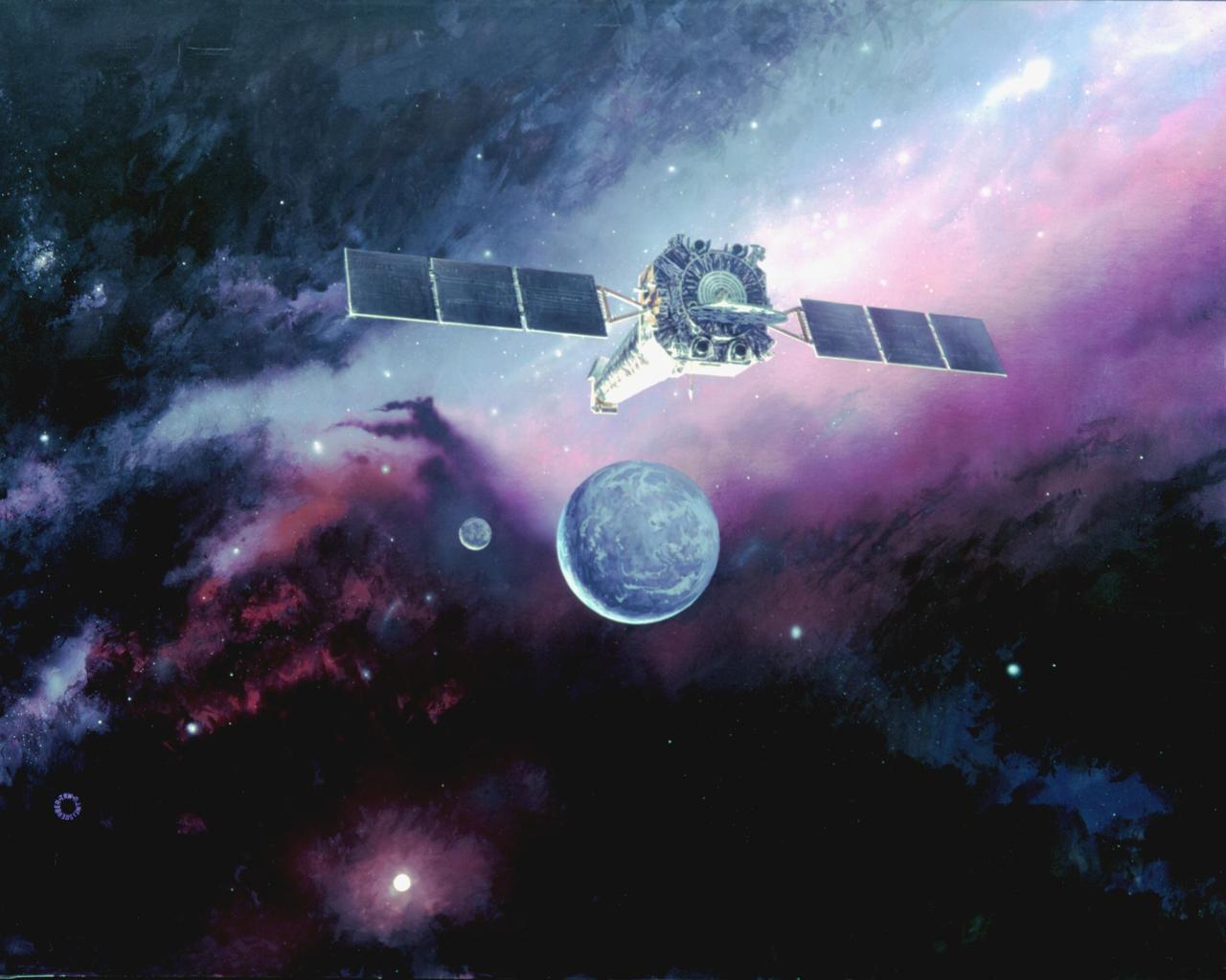 Chandra — Chandra Spacecraft in Orbit Artist Concept